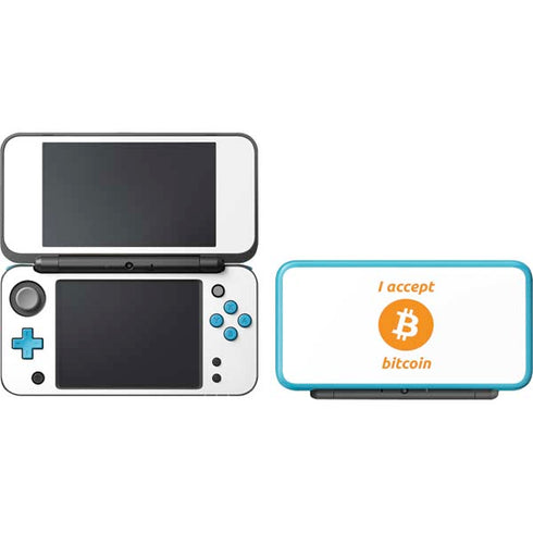 I Accept Bitcoin Nintendo 2DS XL (2017) Skin